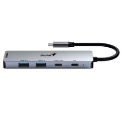 Hub Genius USB-C a USB-A, USB-C y HDMI