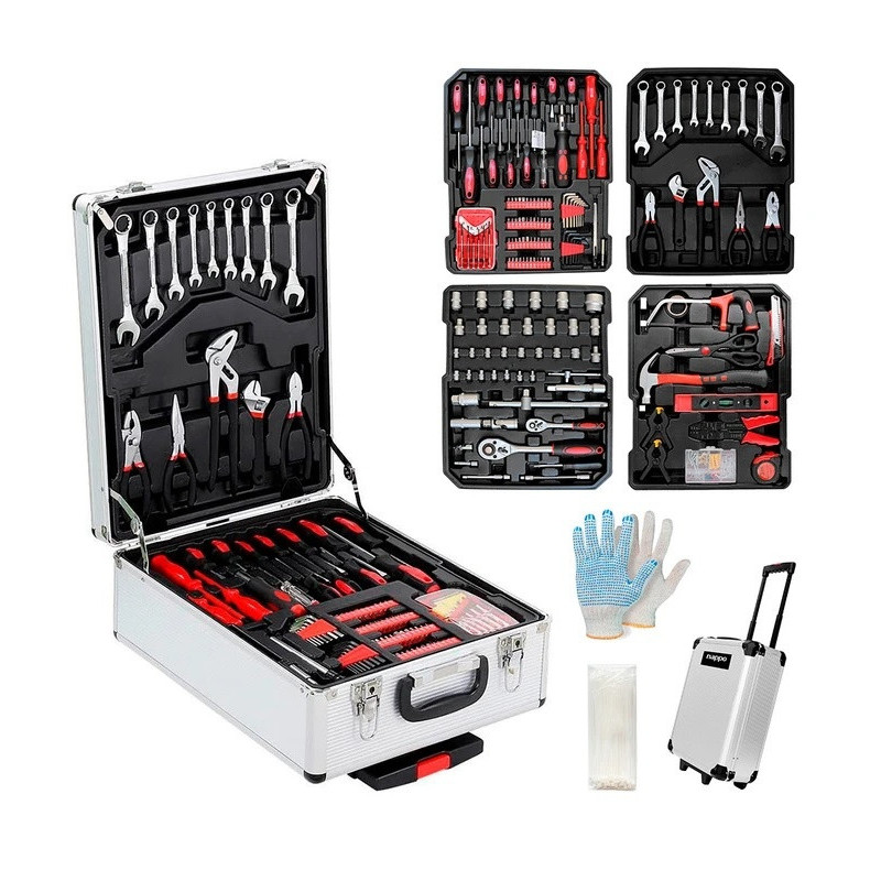 Caja de herramientas con 499 piezas